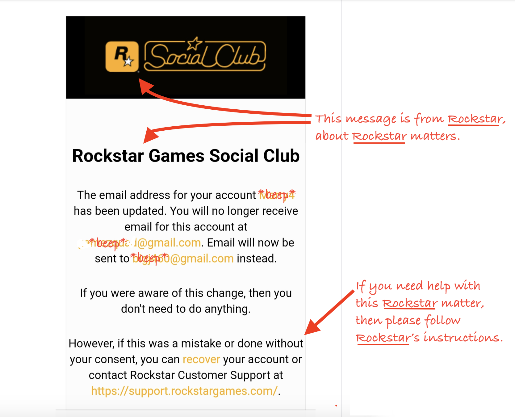 rockstar social club email