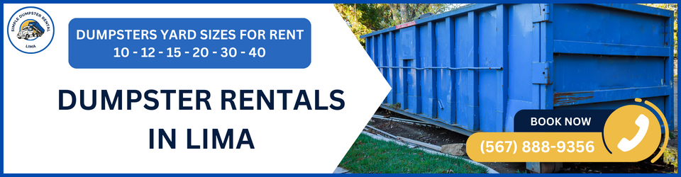 roll off dumpster rental lima ohio