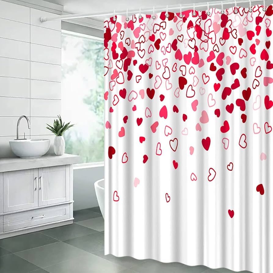 romantic shower curtains