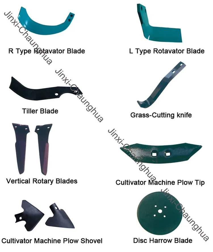 rotavator blade types