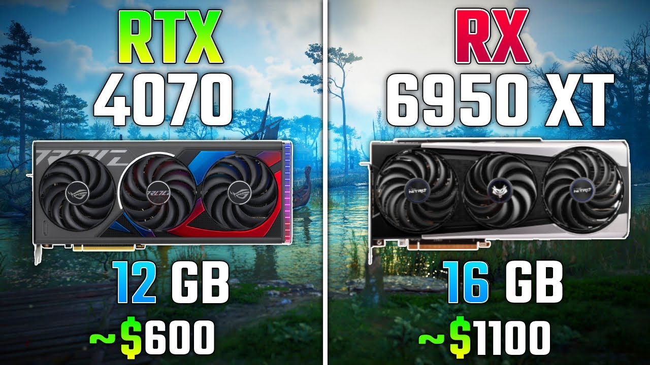 rx 6950 xt vs rtx 4070