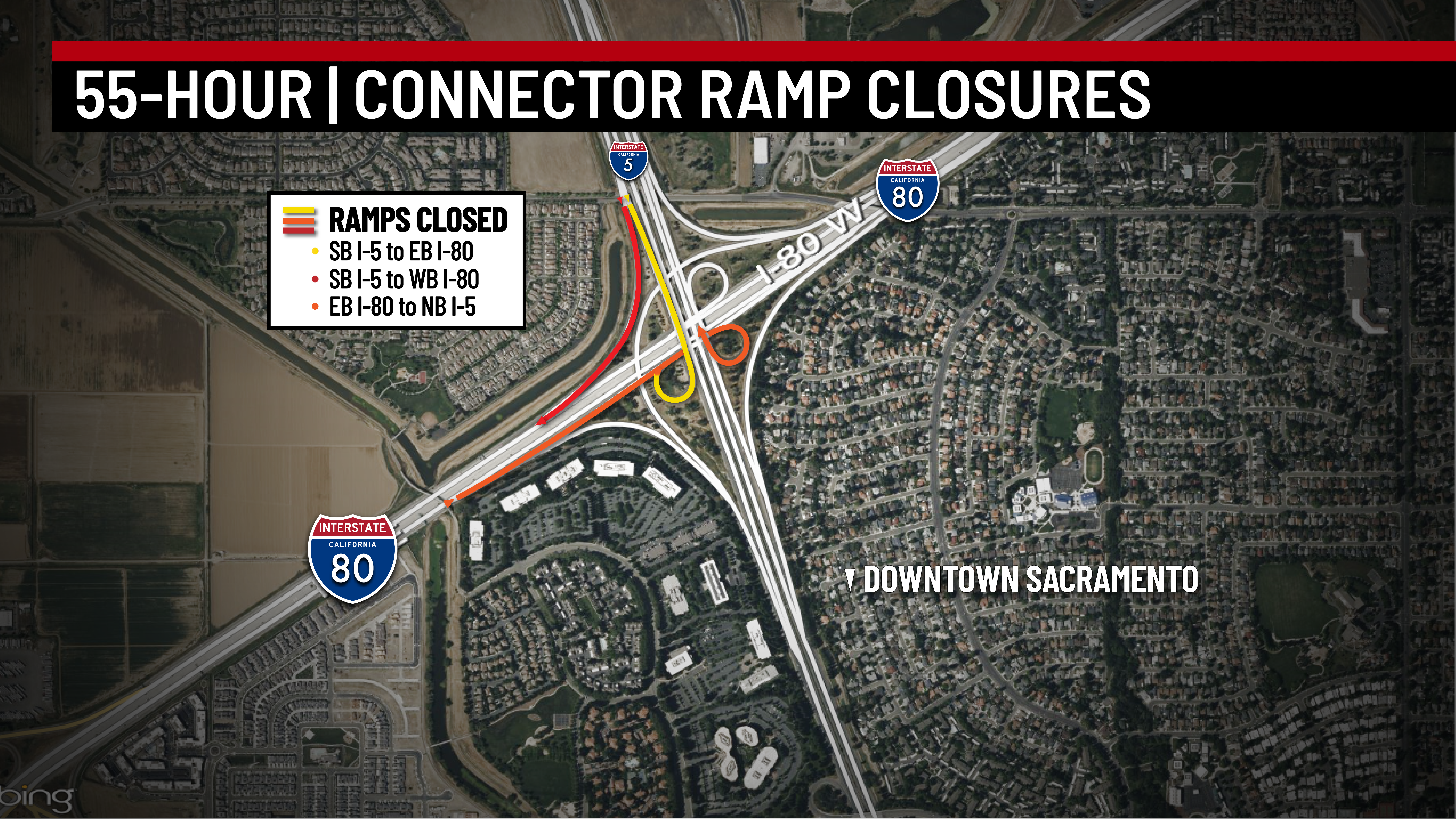 sacramento highway closures