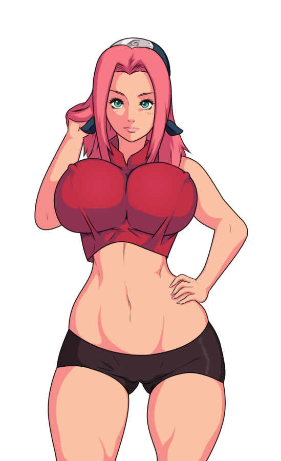 sakura big boobs