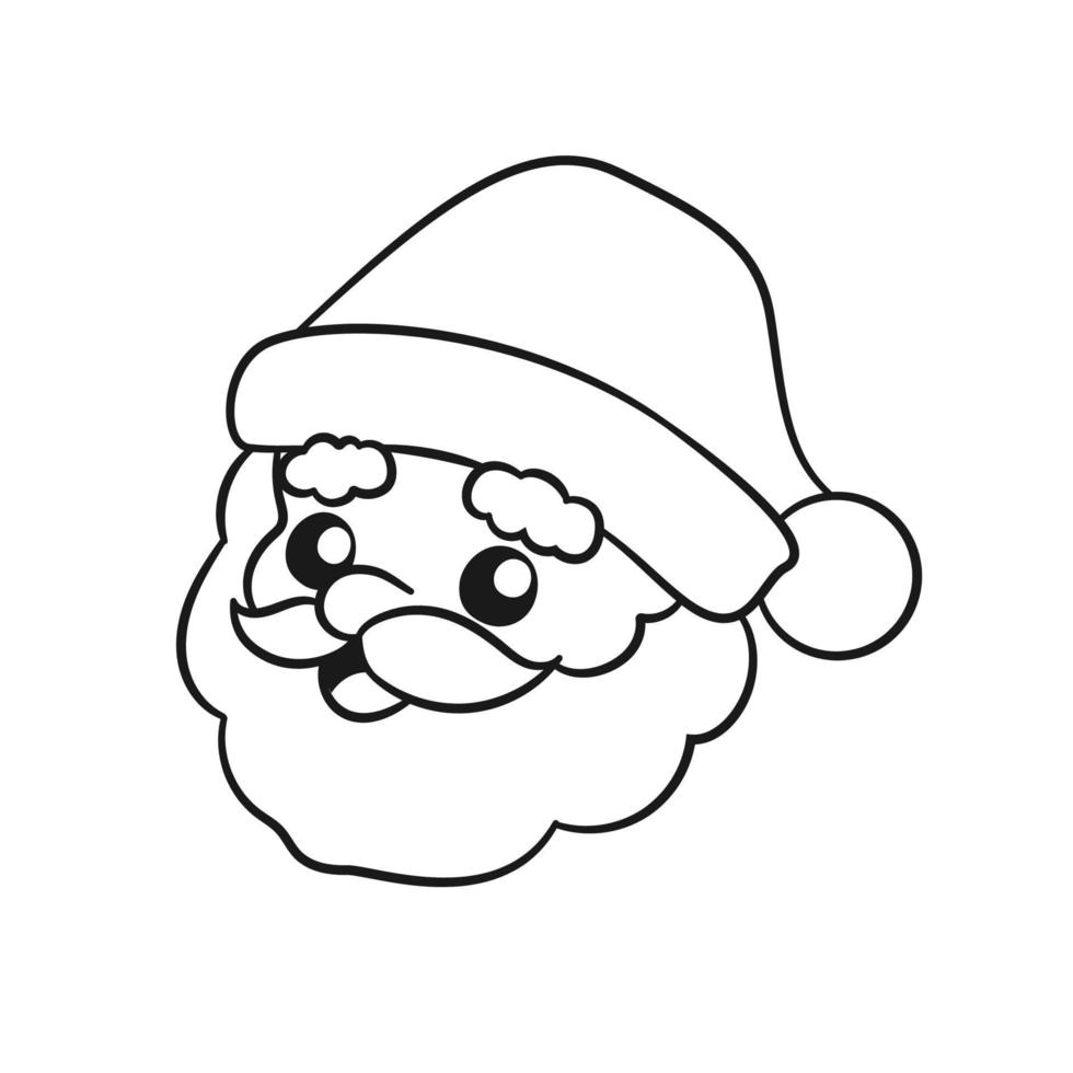 santa claus dibujo para colorear