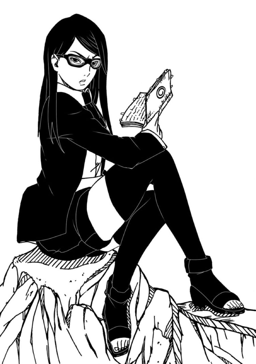 sarada uchiha manga