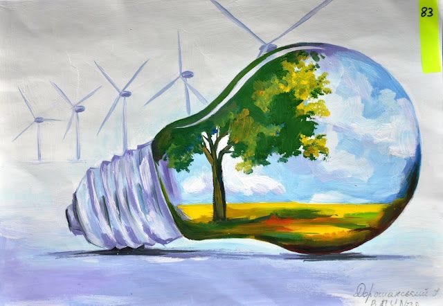 save environment poster painting