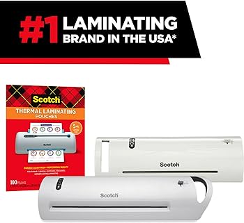 scotch laminating pouches 200 pack