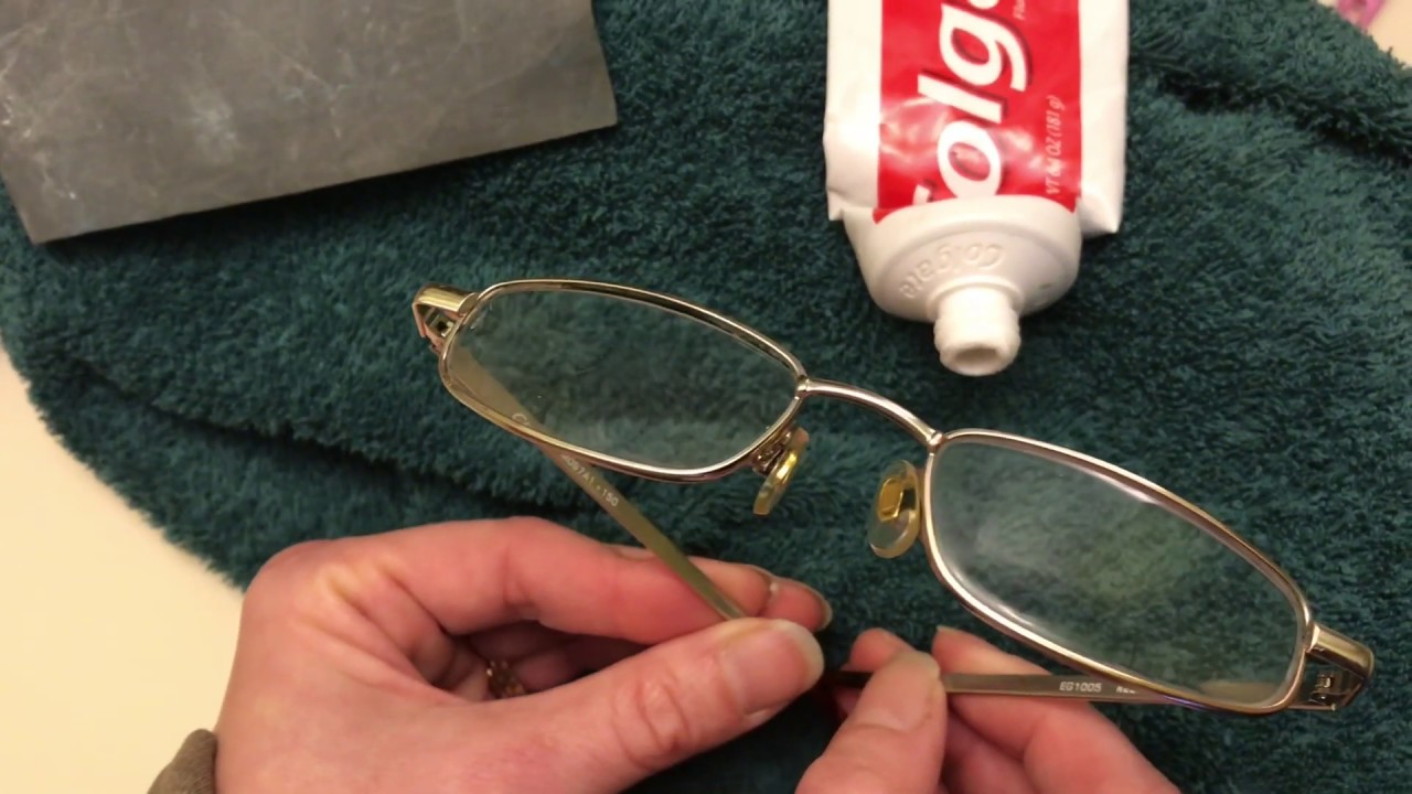 scratch eyeglass repair