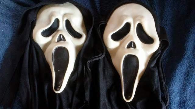 scream vs scary movie mask