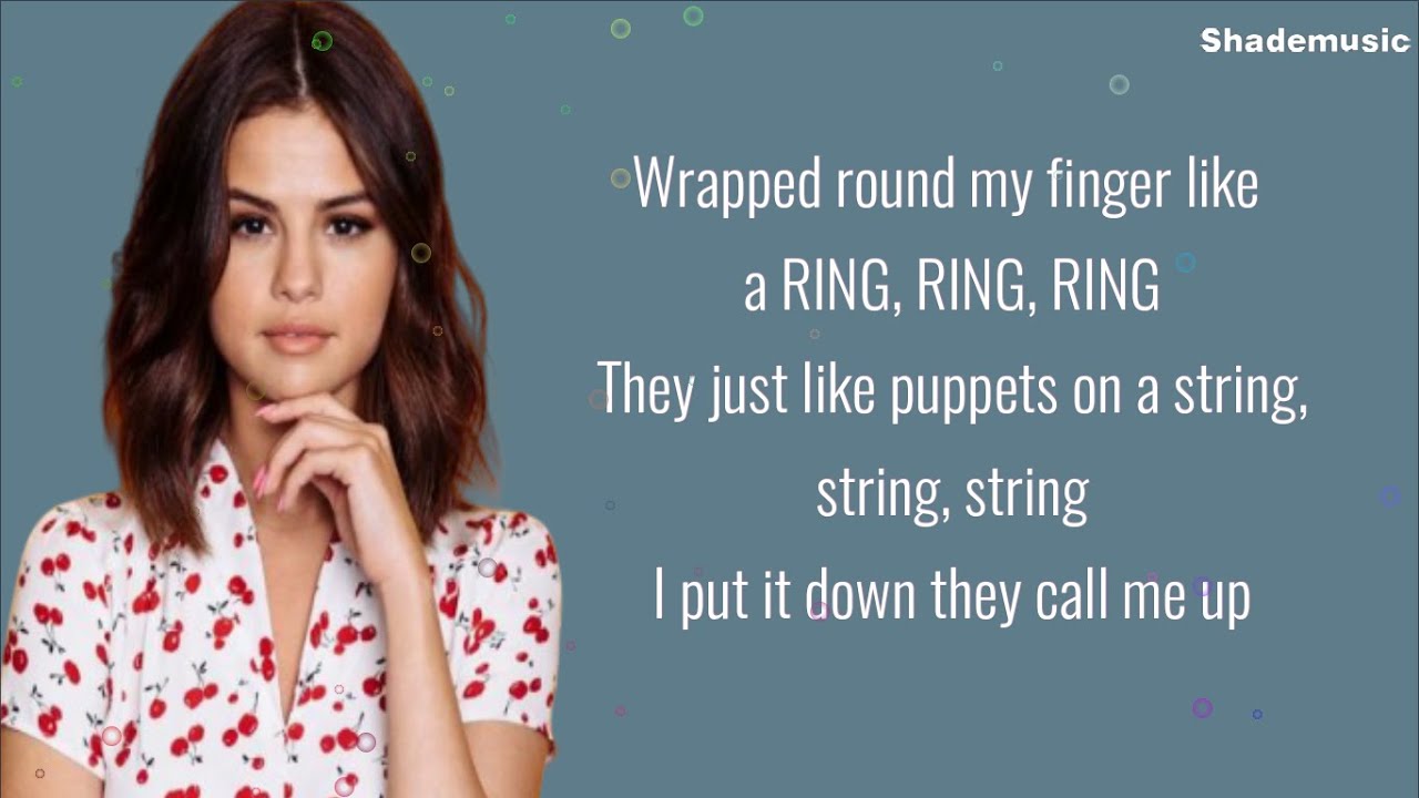 selena gomez ring lyrics