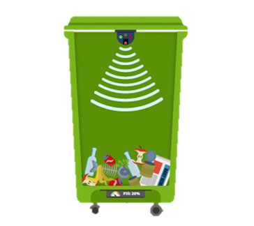 sensor garbage bin