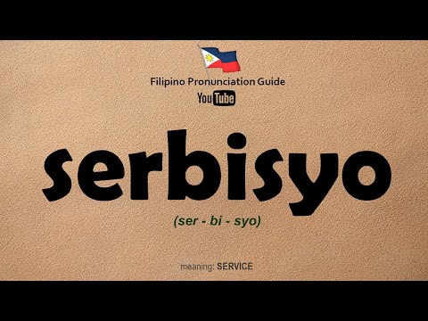 serbisyo in english