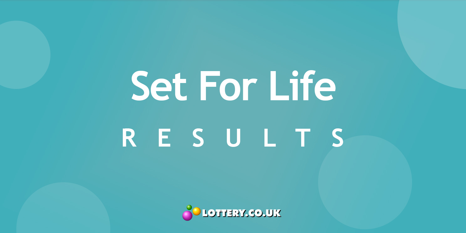 set for life results checker