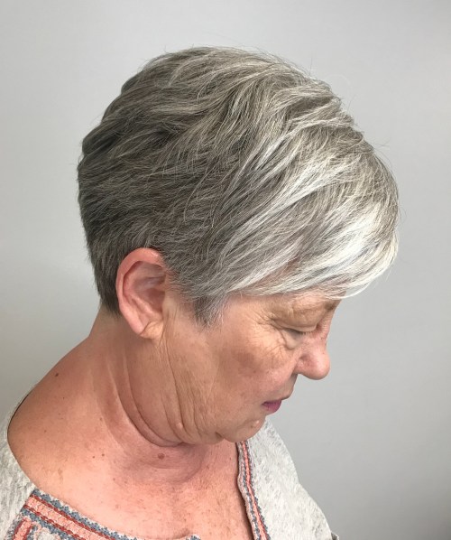 short hairstyles for over 70