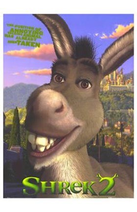 shrek donkey poster