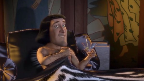 shrek lord farquaad bed