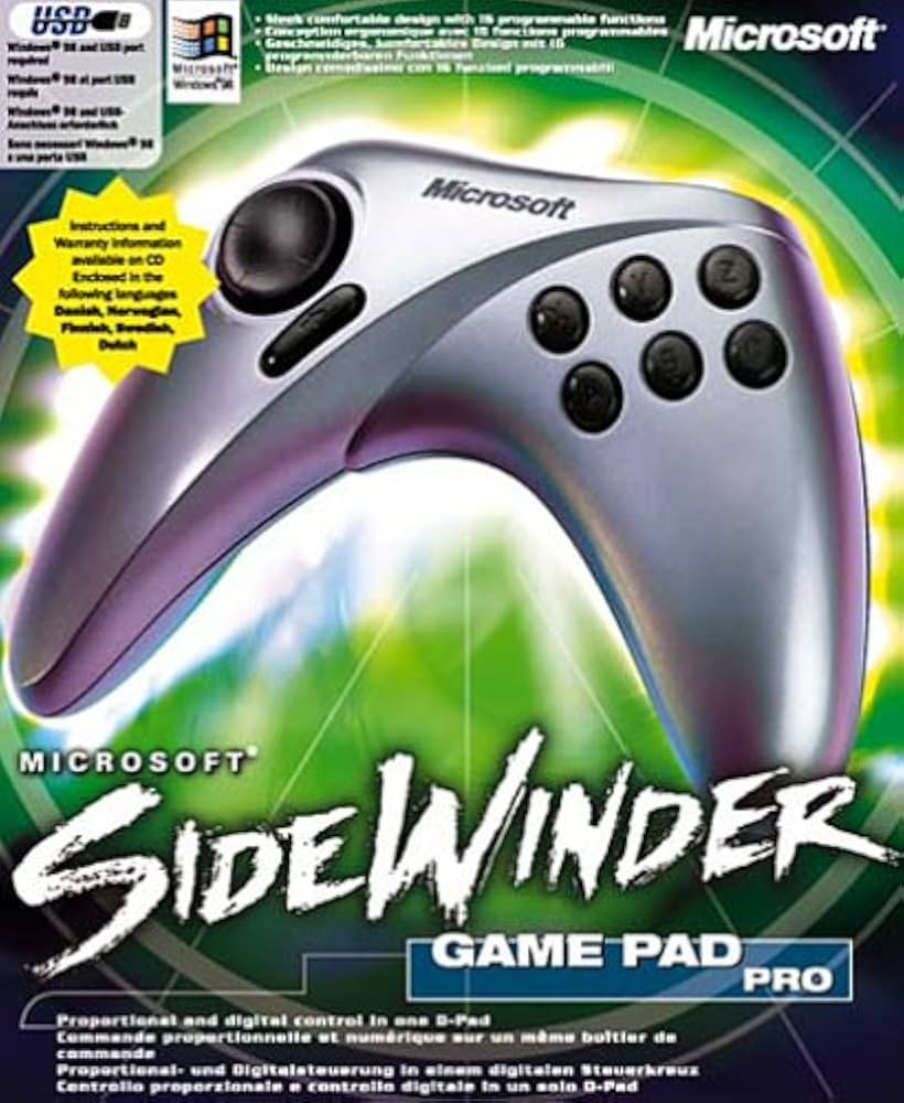 sidewinder joystick games