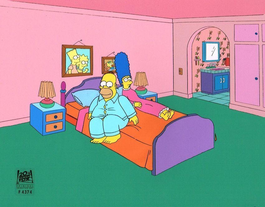 simpsons bed