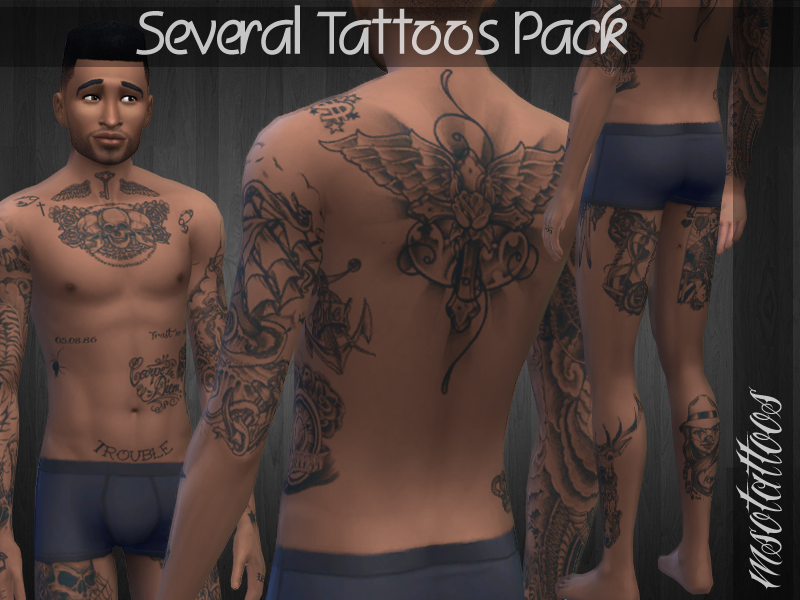 sims 4 tattoo pack