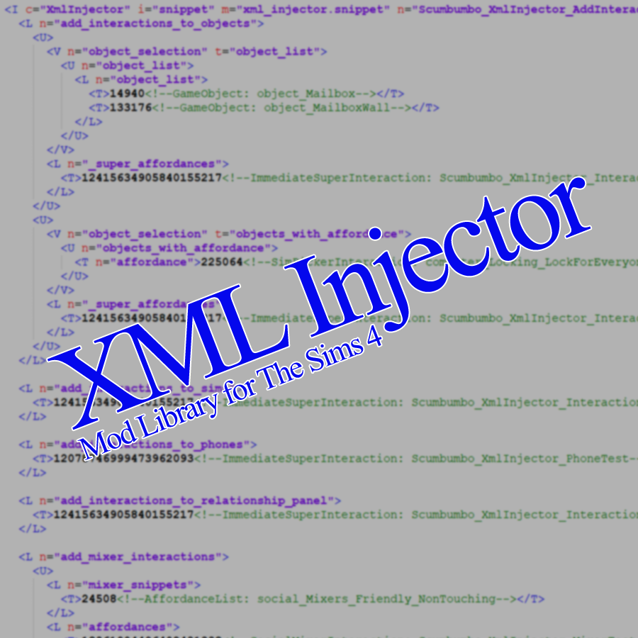 sims 4 xml injector