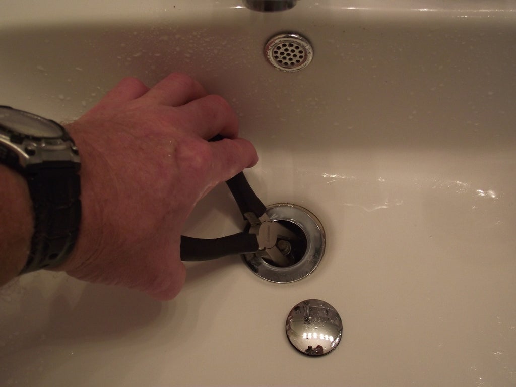 sink plug stuck