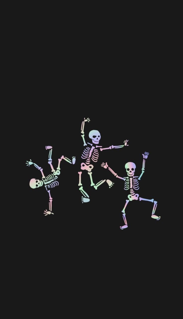 skeleton wallpaper cute