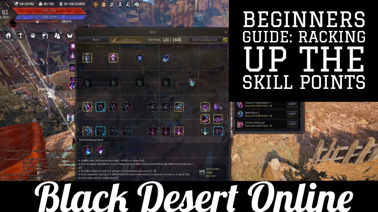 skill points black desert