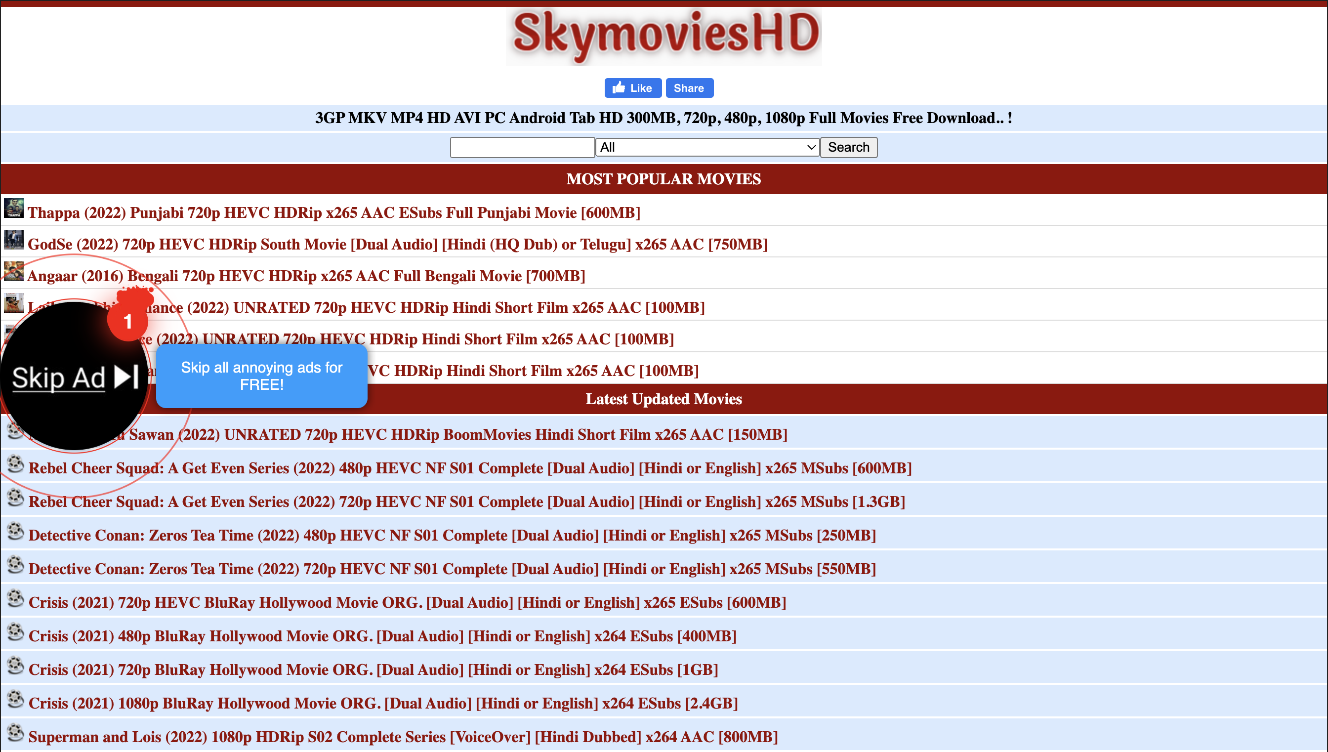 skymovieshd. in