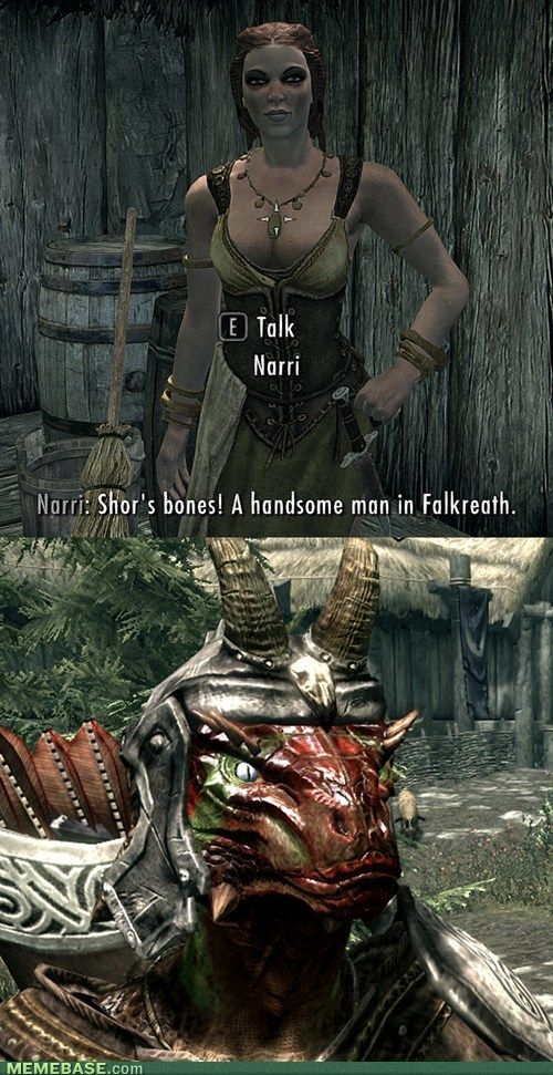 skyrim meme