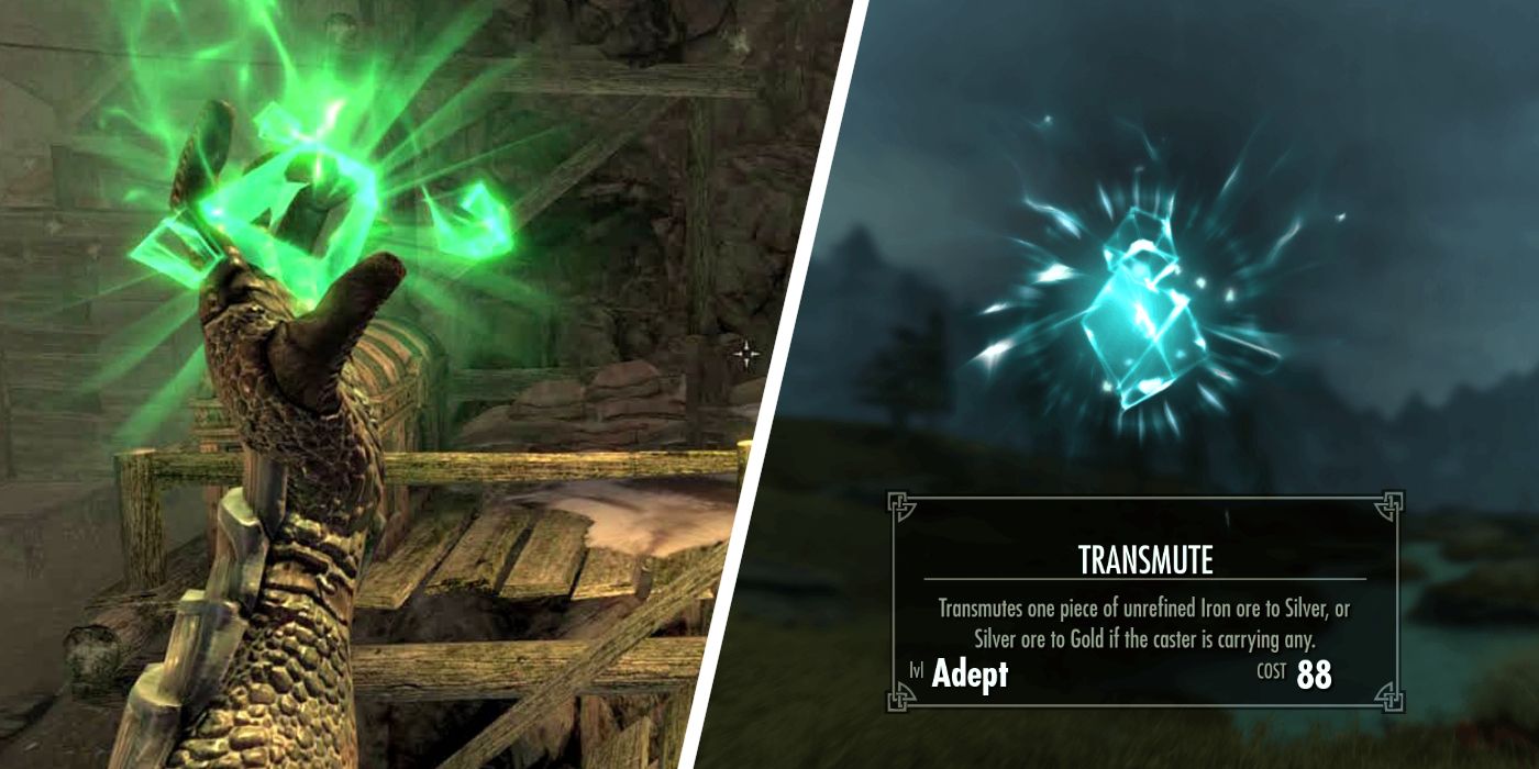 skyrim transmute spell location