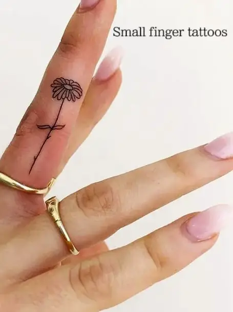 small finger tattoos