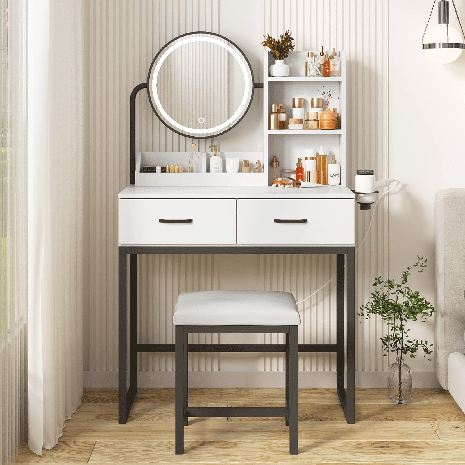 small vanity desk