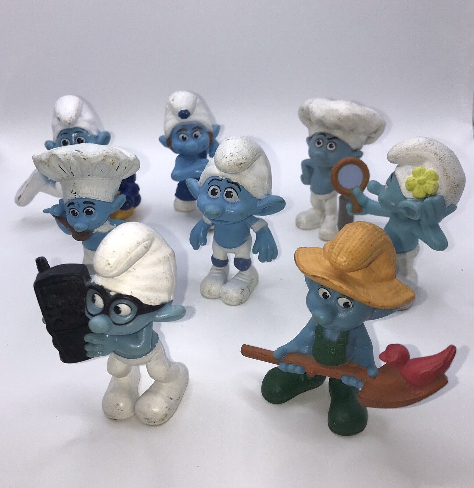 smurf figurines