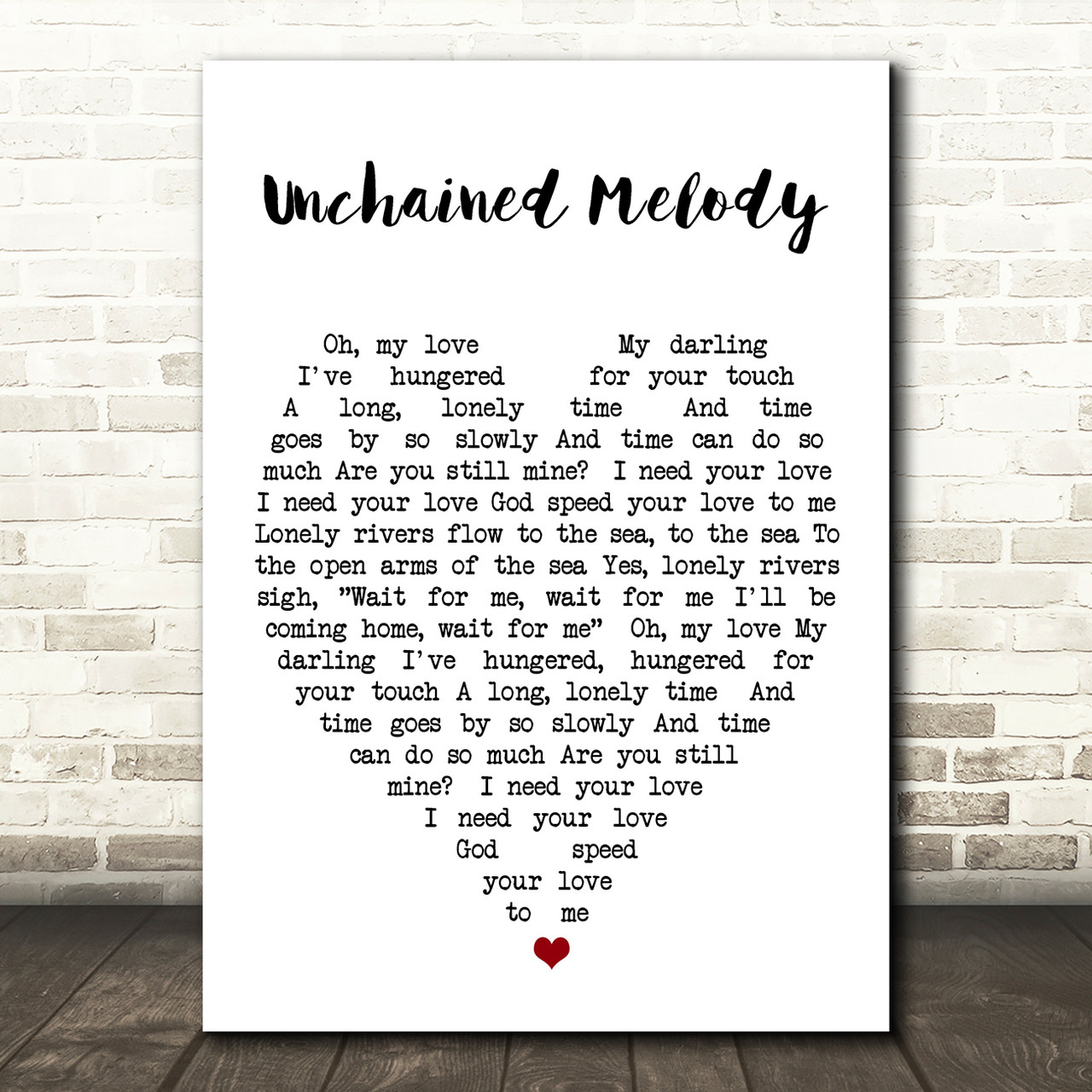 song lyrics unchained melody
