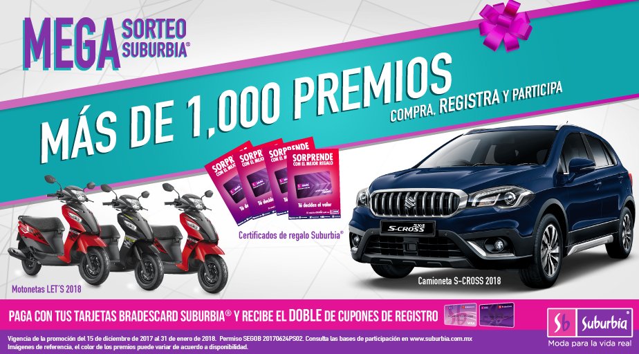 sorteo suburbia