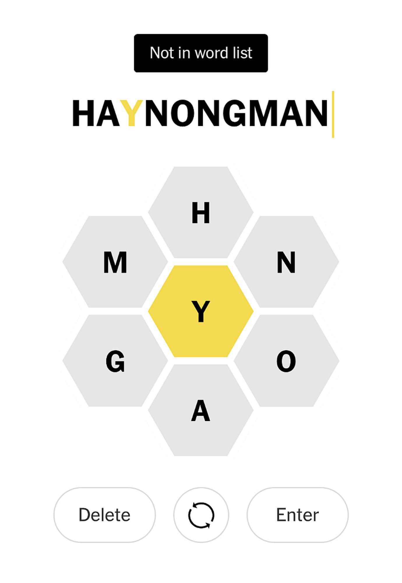 spelling bee pangram