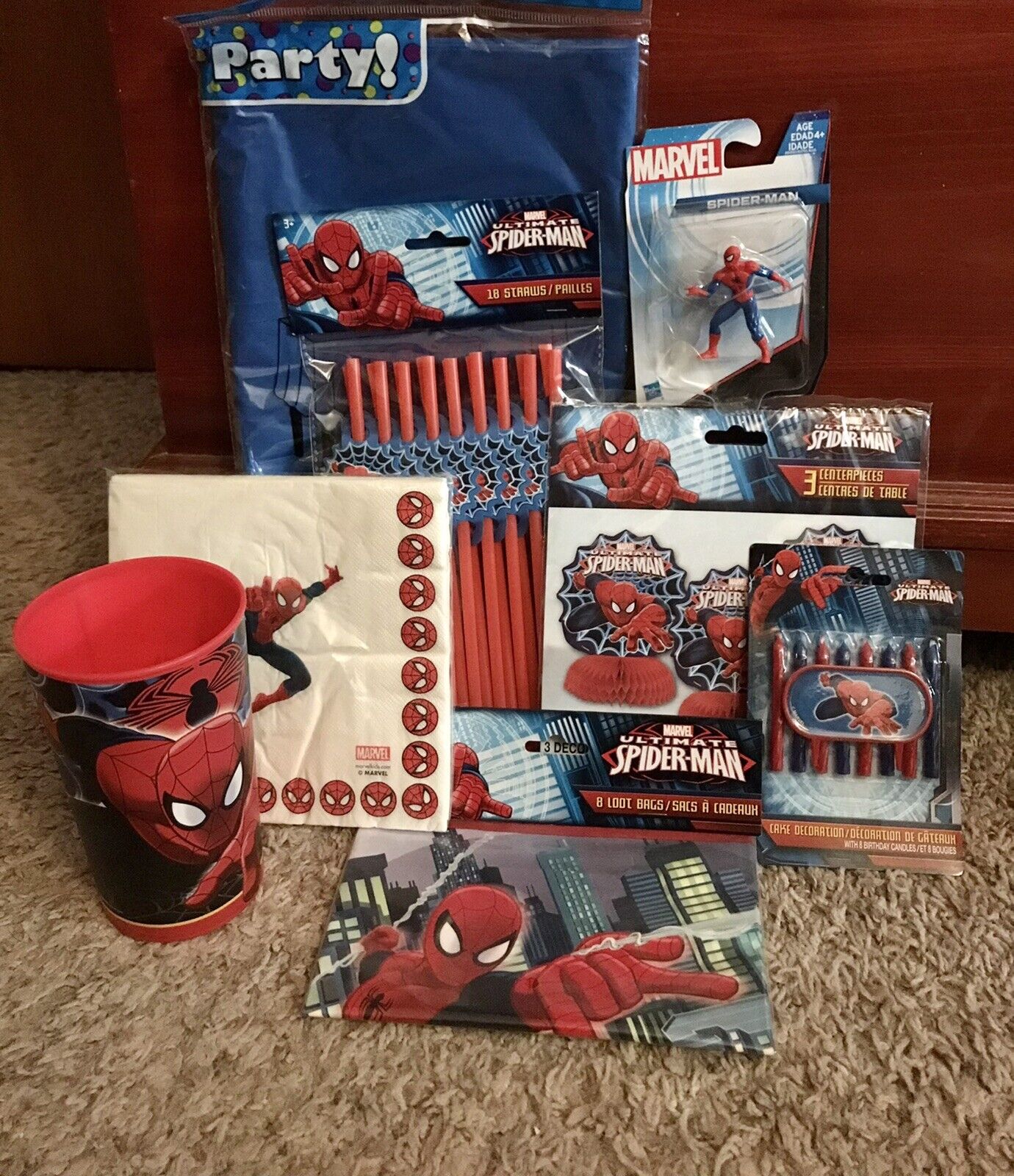 spiderman party supplies