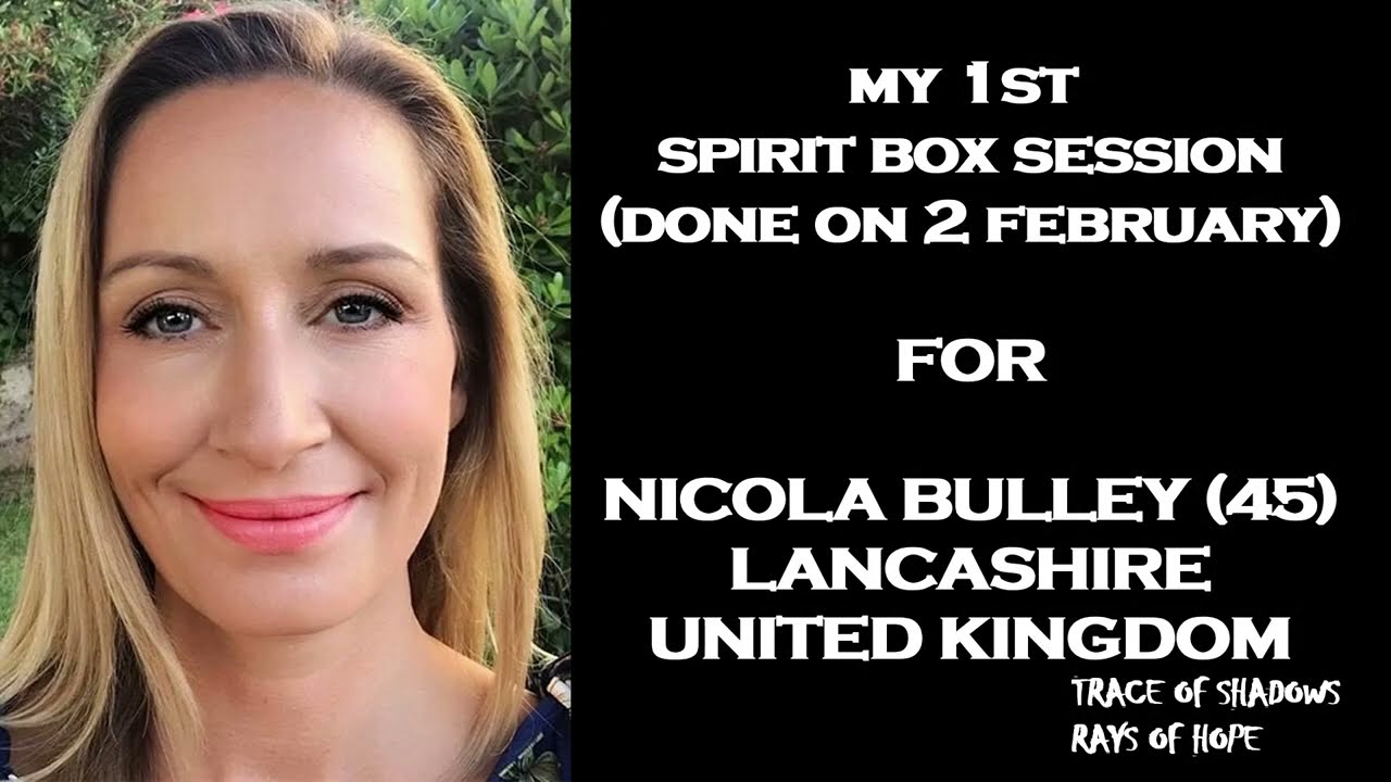 spirit box nicola bulley