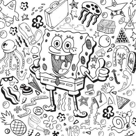 spongebob colouring sheets