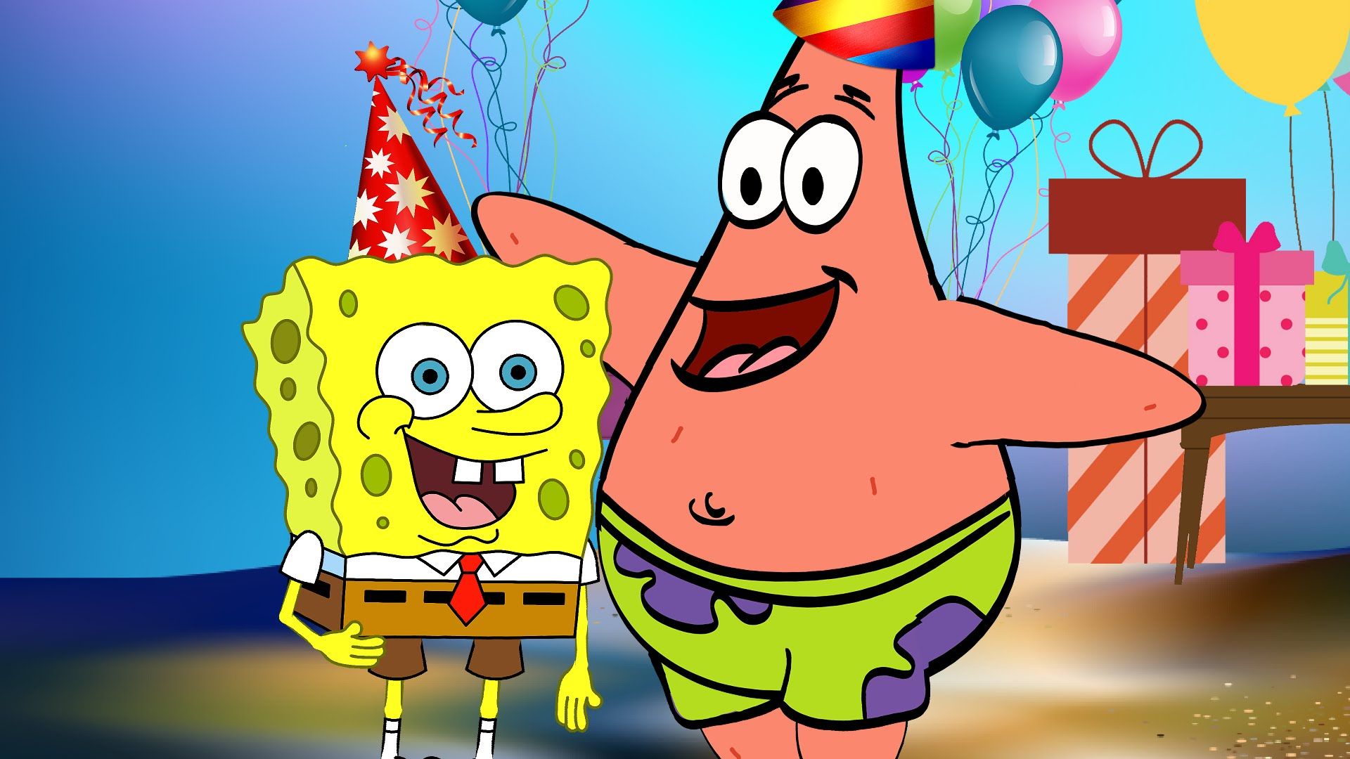 spongebob patrick happy birthday