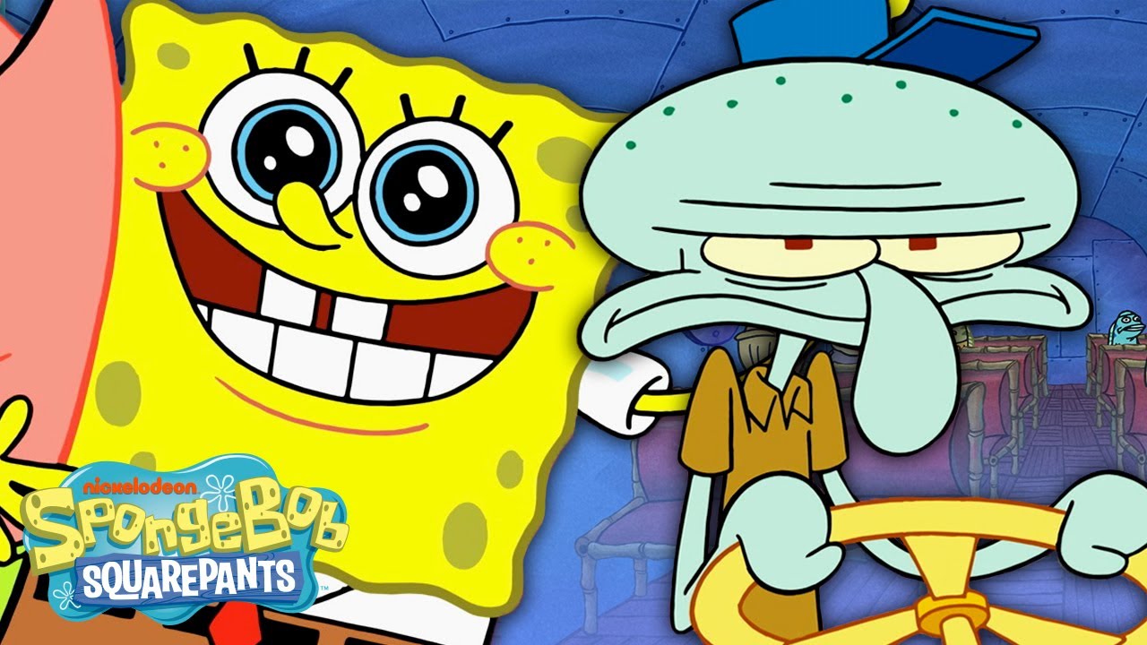 spongebob squarepants and squidward