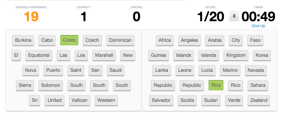 sporcle quizzes