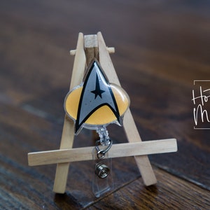 star trek badge reel