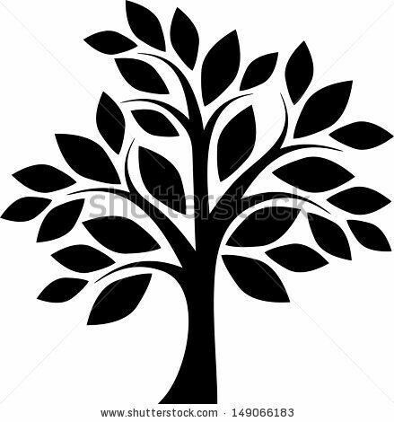 stencil tree design