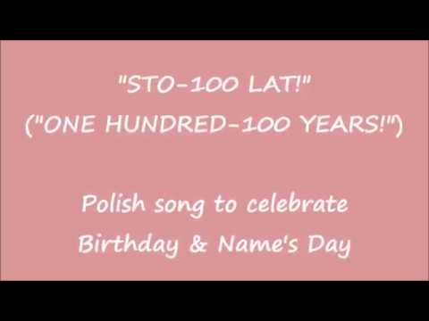 sto lat song lyrics