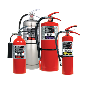 stored pressure type fire extinguisher