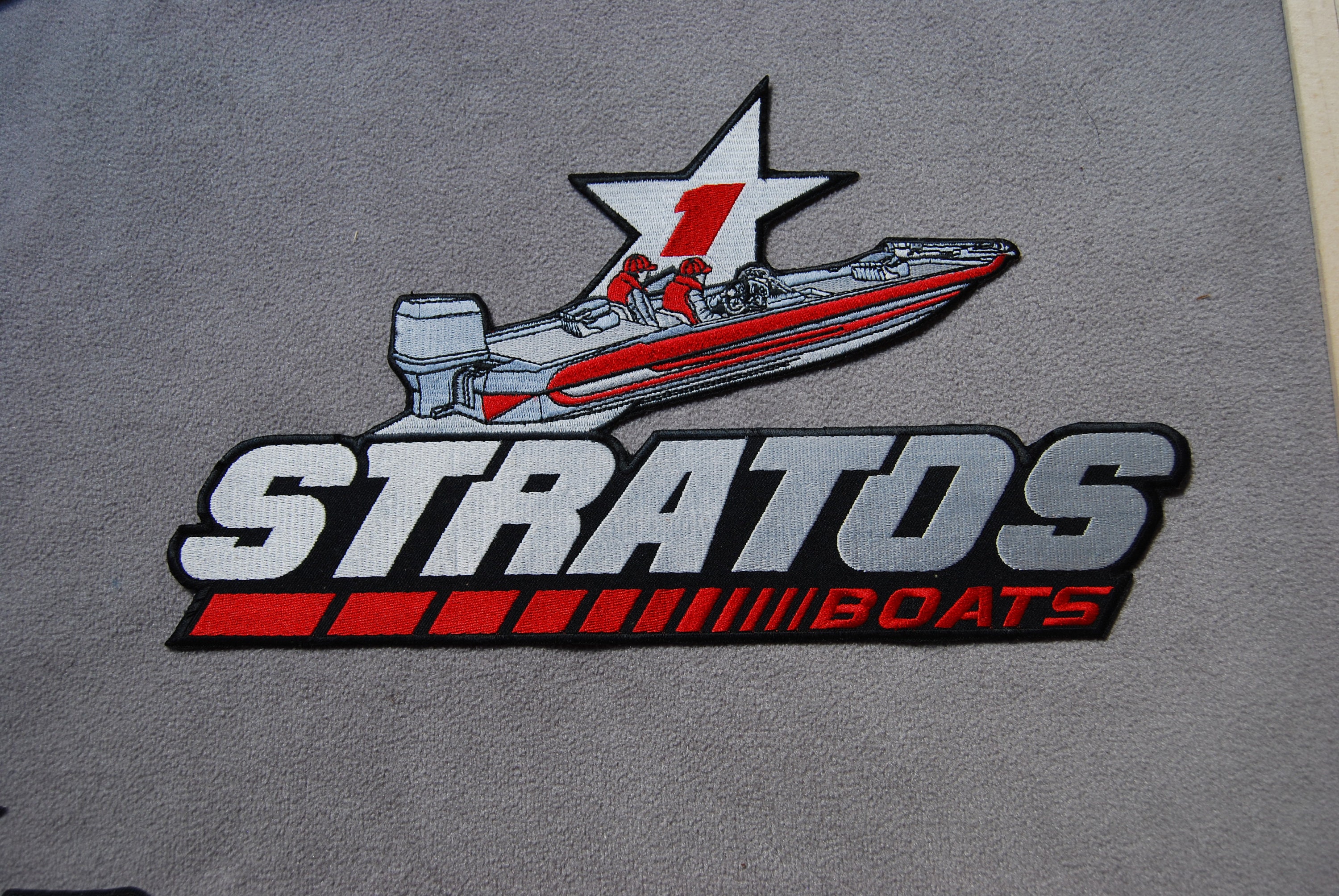 stratos boat decals
