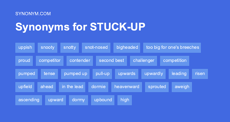 stuckness synonym