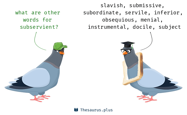 subservient thesaurus