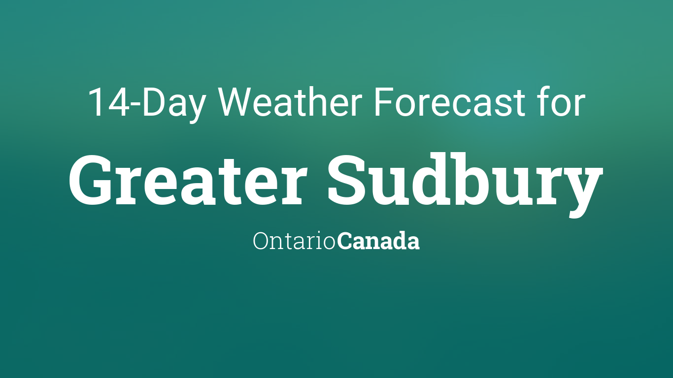 sudbury weather today